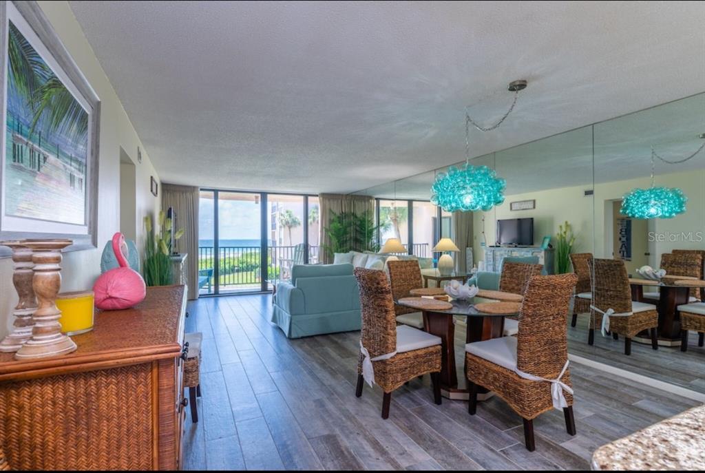 6480 Midnight Pass Road, Unit 316 Sarasota, FL 34242 - Photo 7 of 23 View of the Gulf from the Great Room/Dining Room