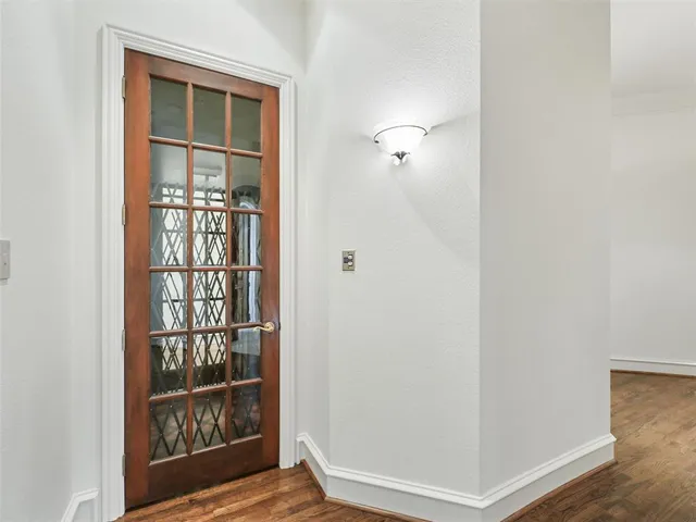 a view of front door