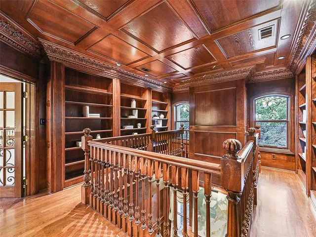 a view of a chairs in the balcony