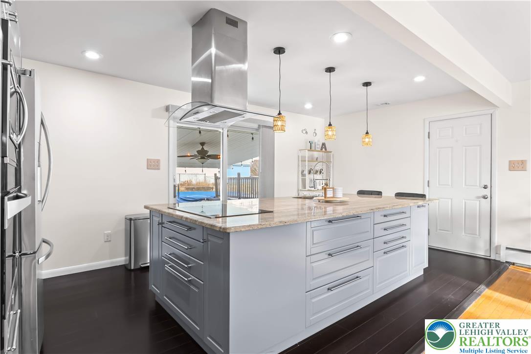 Soft close Cabinets, Hidden Dish Washer & Trash Bins, Pantry and Tons of Storage
