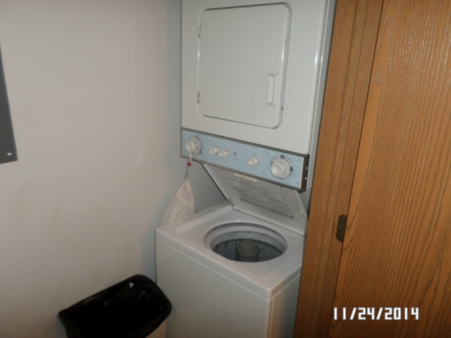 1490 Spring Brook Court, Unit 1G Round Lake Beach, IL 60073 - Photo 7 of 12 a utility room with dryer and washer