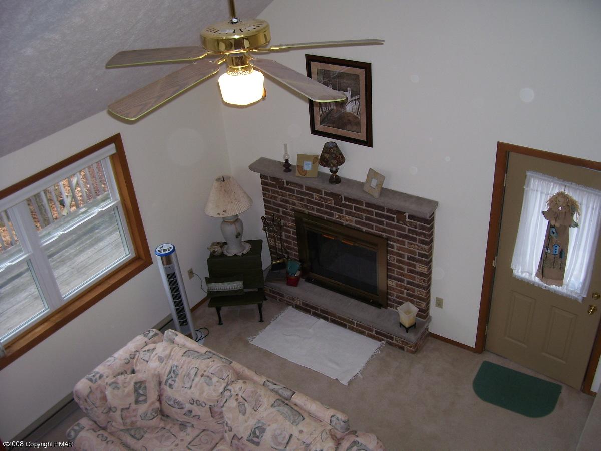 living room from loft