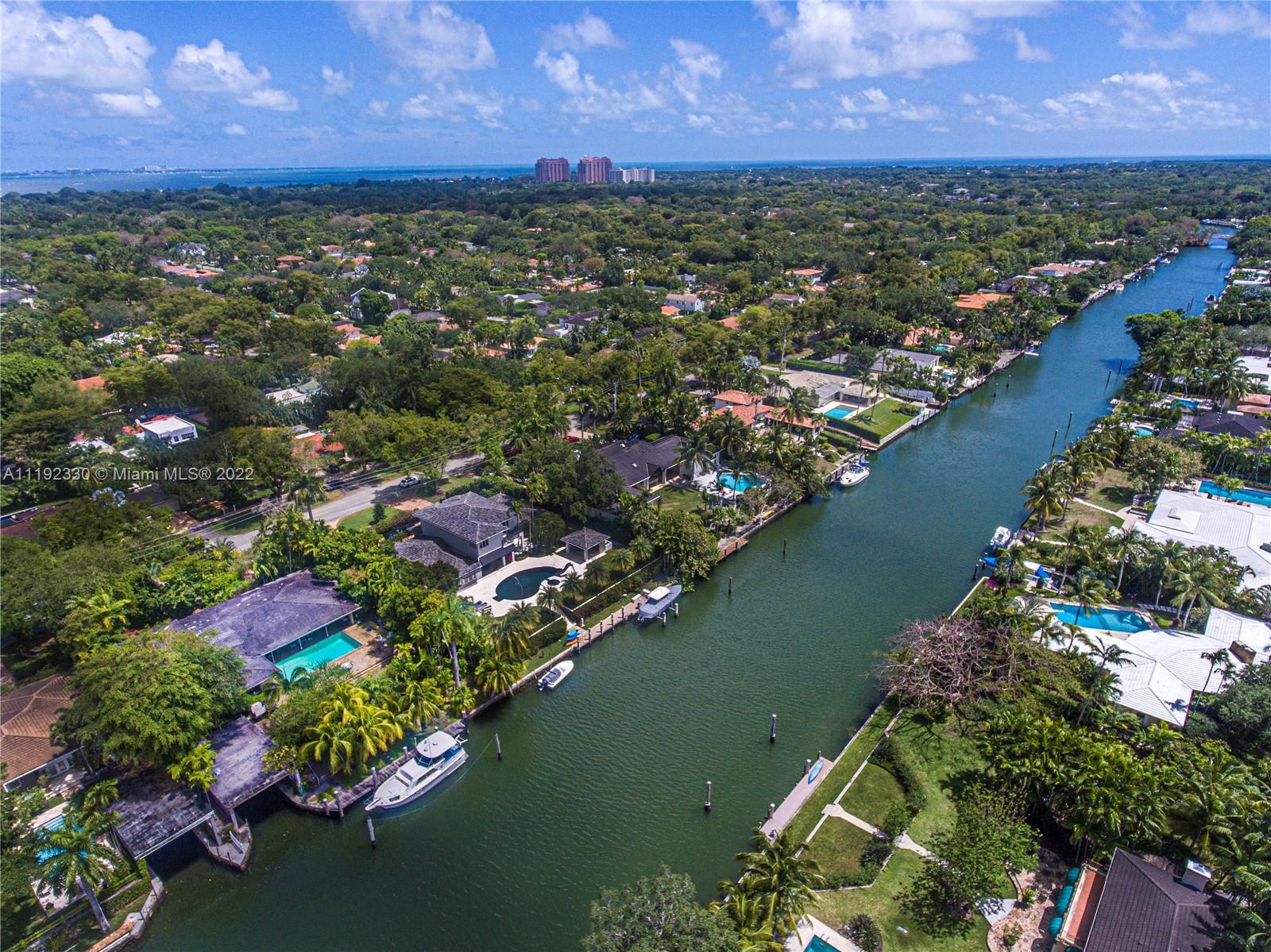 Riviera Coral Gables, FL 33146 - Photo 5 of 39 an aerial view of residential houses with outdoor space and lake view
