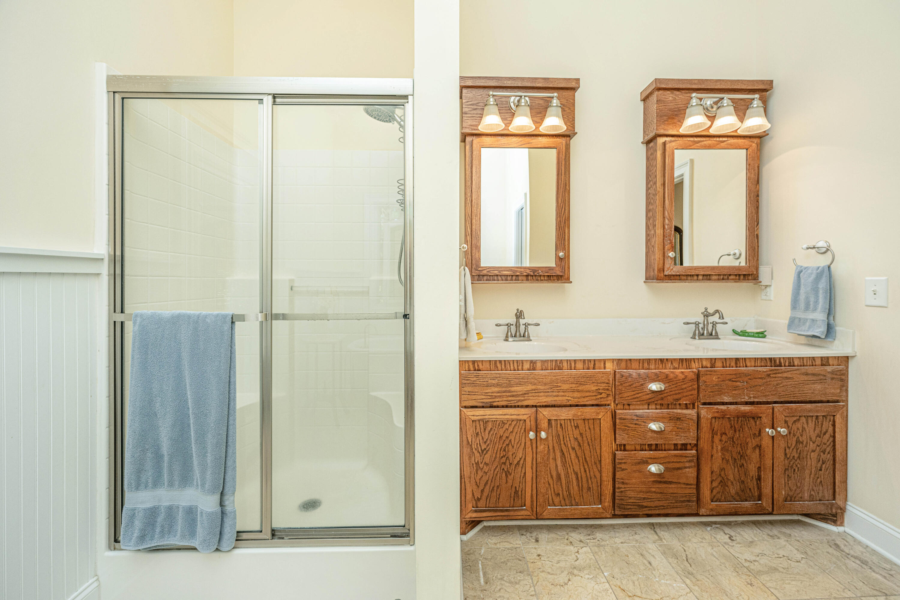 696 Ridge Road Ridgeville, SC 29472 - Photo 27 of 80 Full Master Bath/Shower & Clawfoot Tub