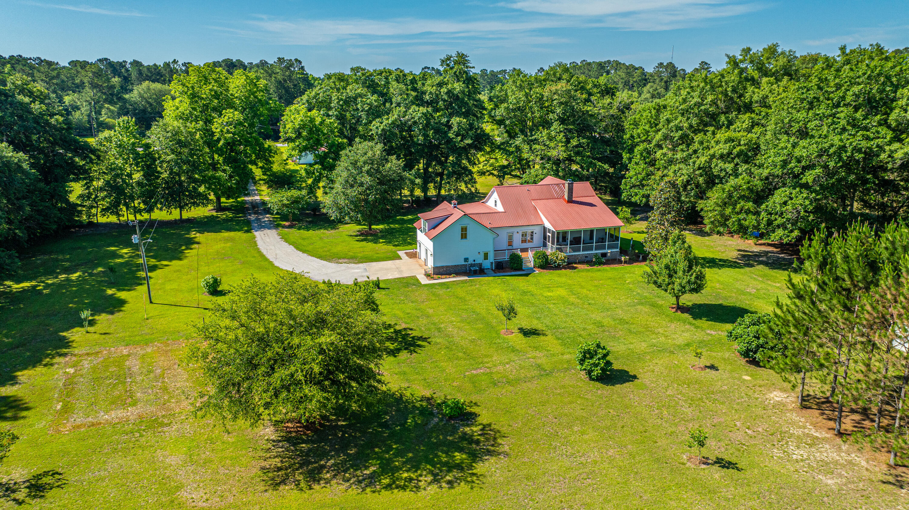 696 Ridge Road Ridgeville, SC 29472 - Photo 69 of 80 Rear View of Home with lawn/fields