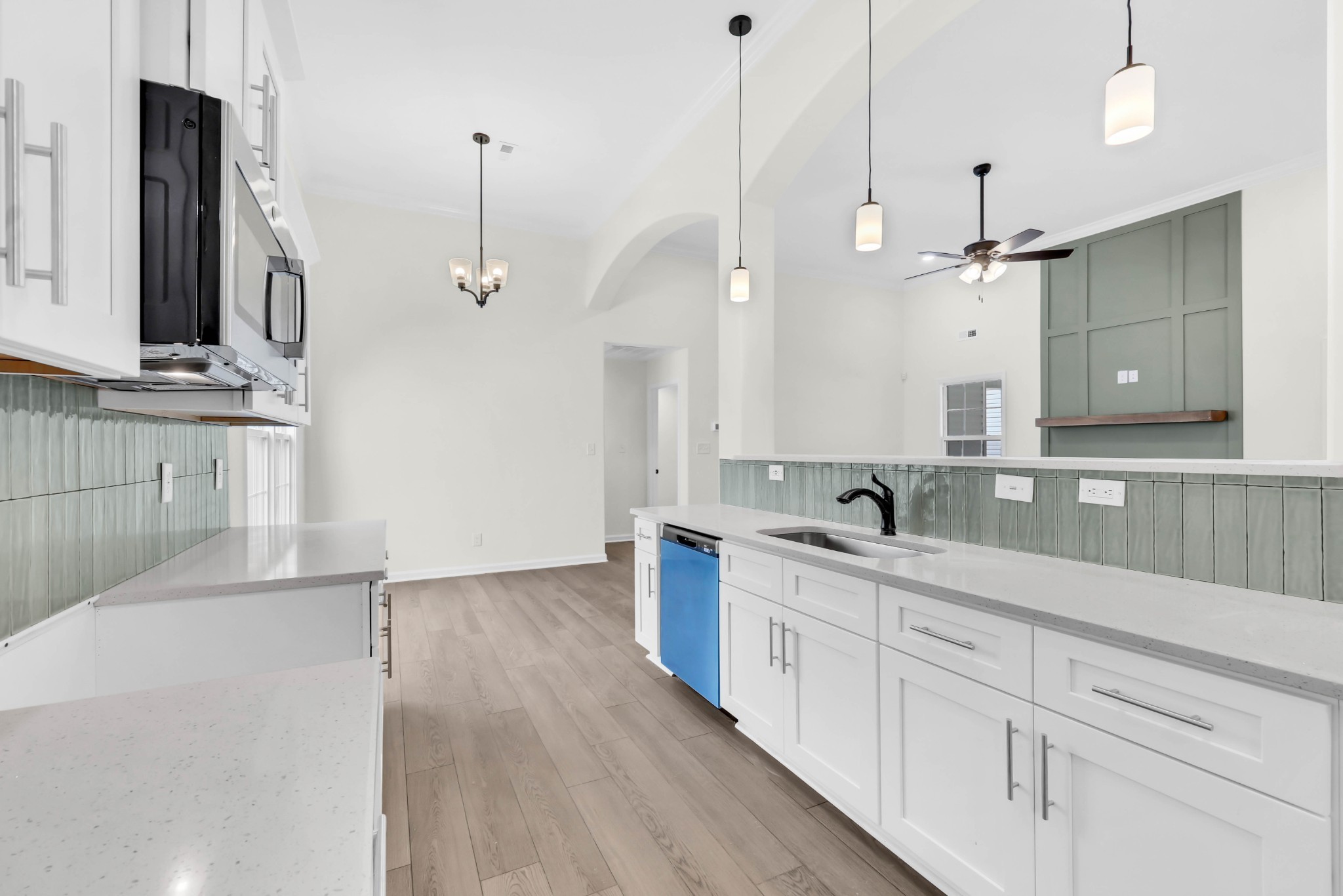 2555 Rafiki Drive Clarksville, TN 37042 - Photo 17 of 42 a bathroom with a double vanity sink a mirror and a shower