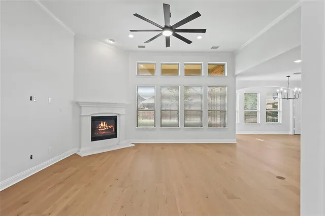 a view of a dining room with furniture and window