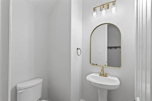 a view of a hallway with entryway