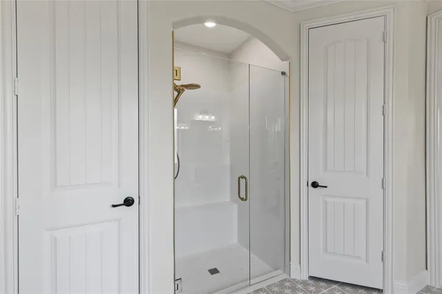 a view of front door