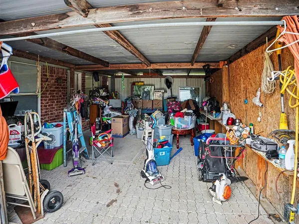 a view of a storage room with a lot of stuff