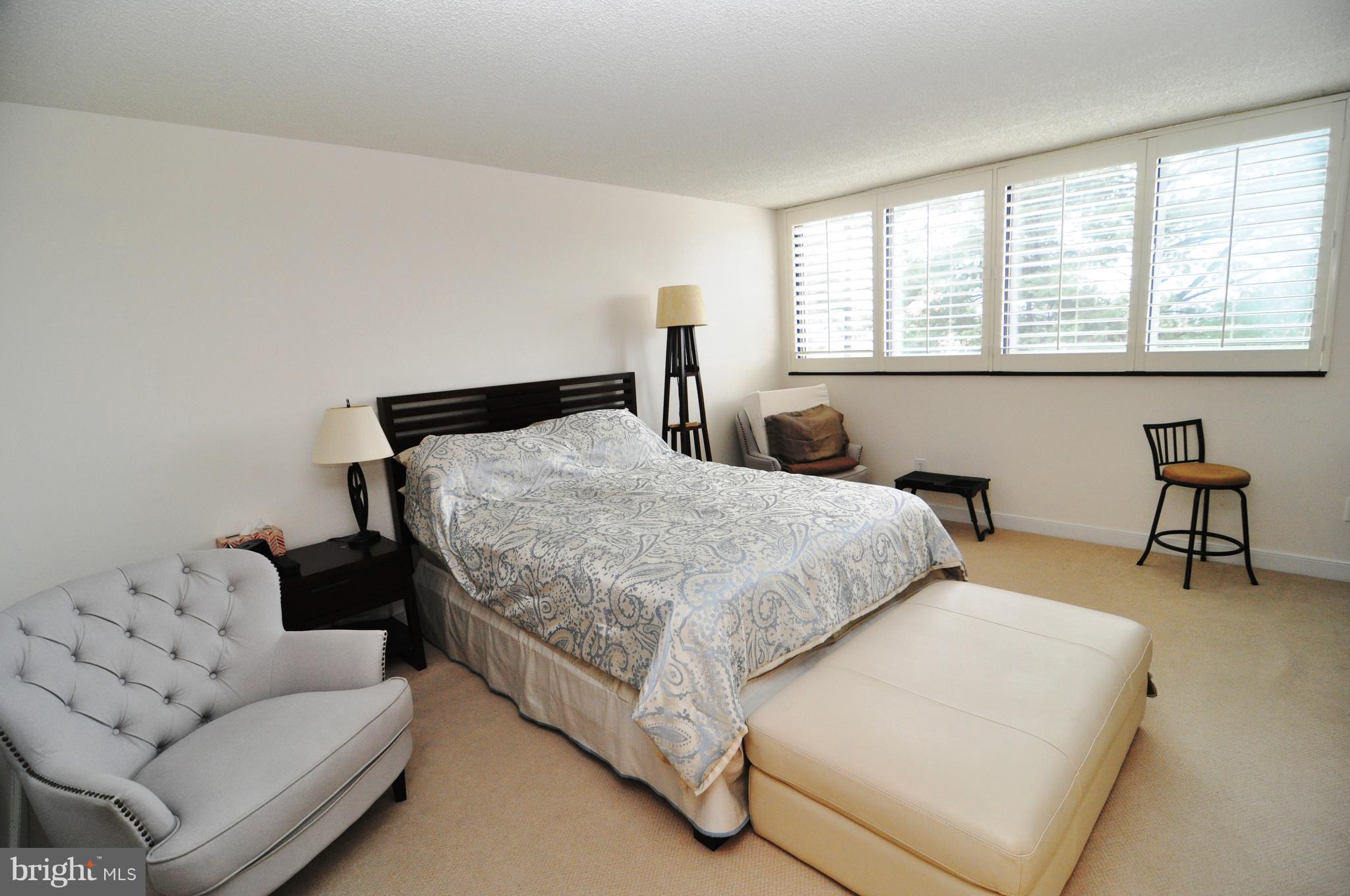 1101 South Arlington Ridge Road, Unit 204 Arlington, VA 22202 - Photo 13 of 28 a bedroom with a bed and a couch