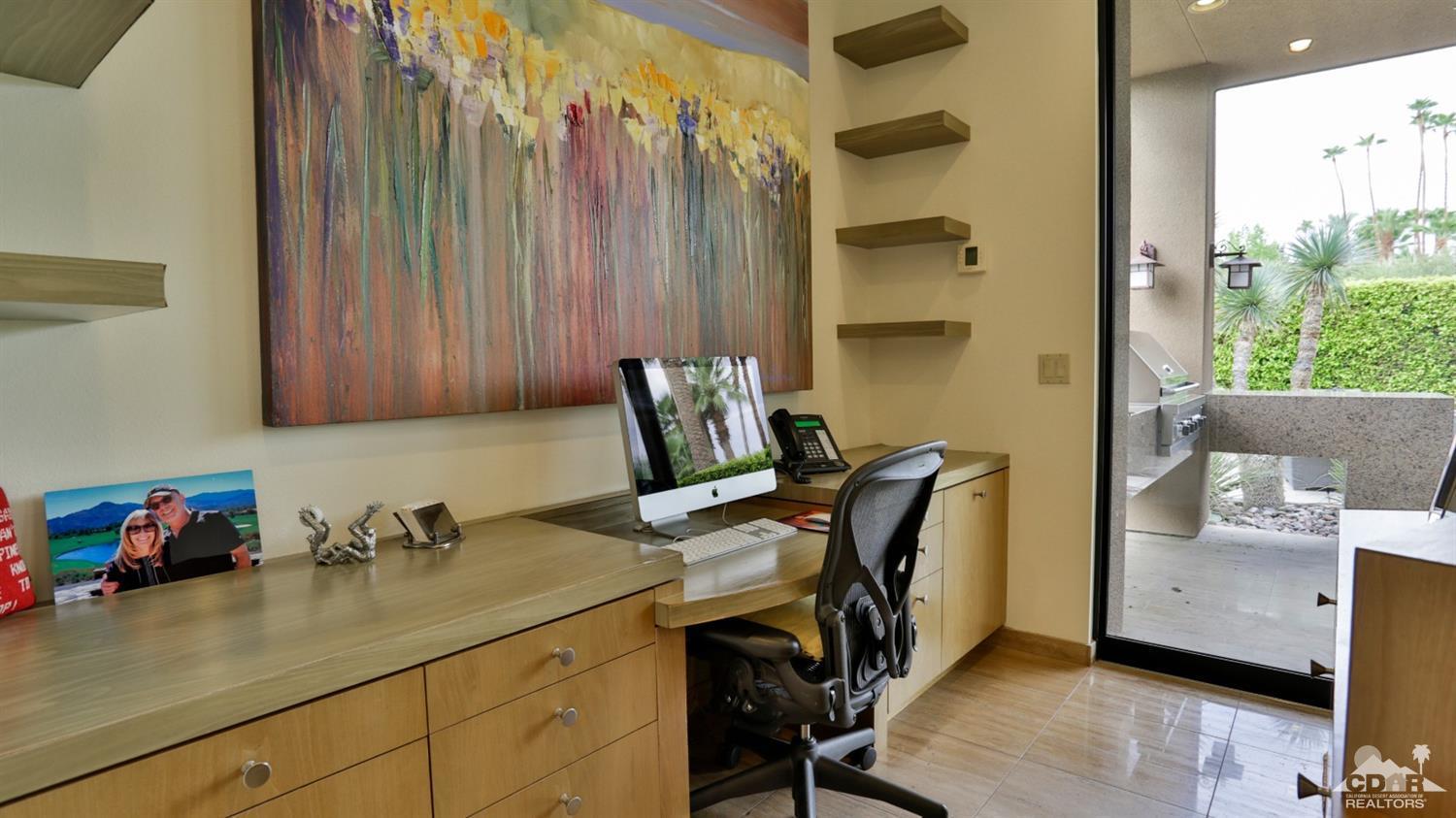 37 Sun Ridge Circle Rancho Mirage, CA 92270 - Photo 40 of 63 a view of a workspace with furniture and a window