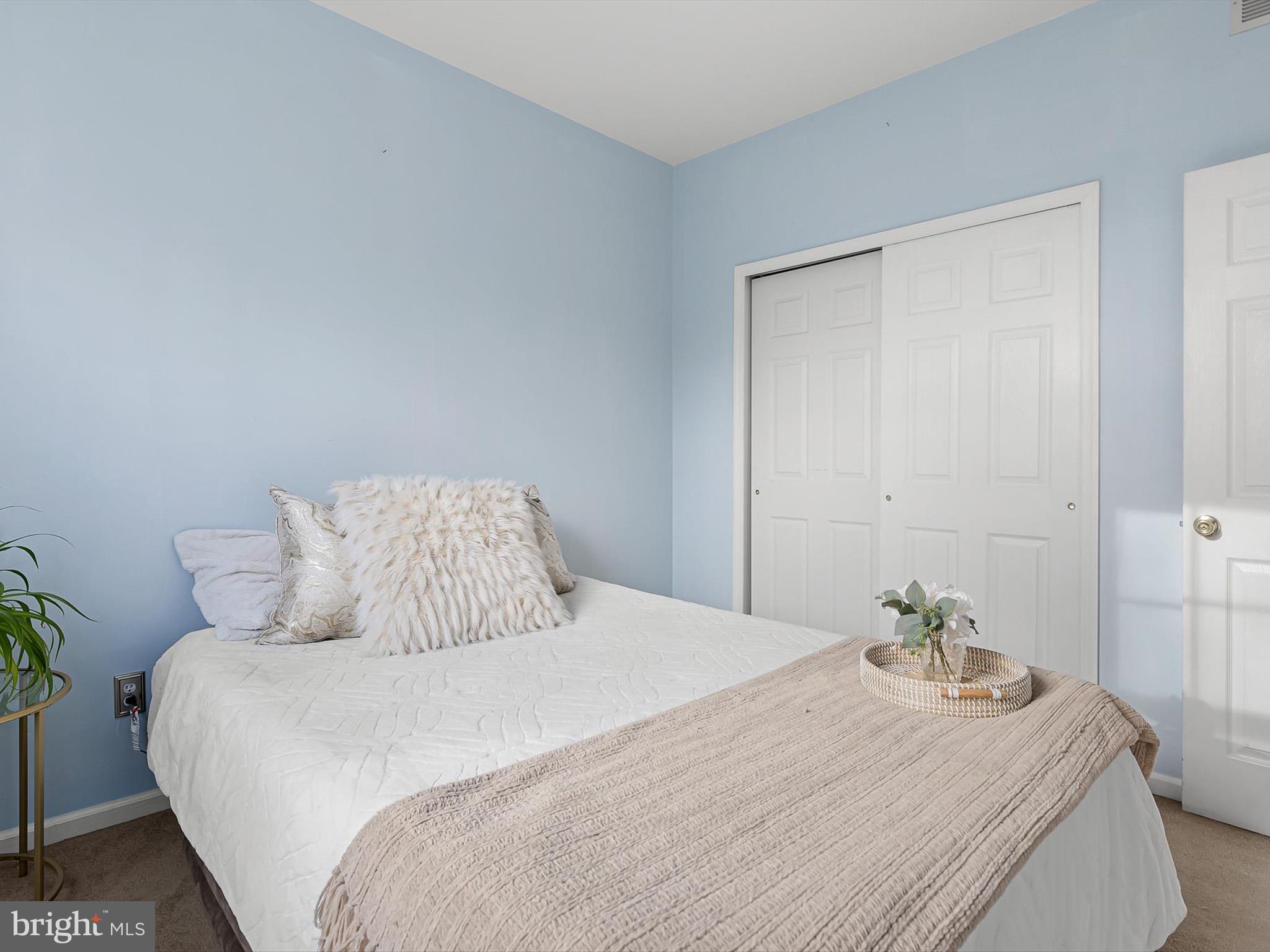 5 Meghan Lane Bear, DE 19701 - Photo 25 of 41 a bedroom with a bed and a potted plant
