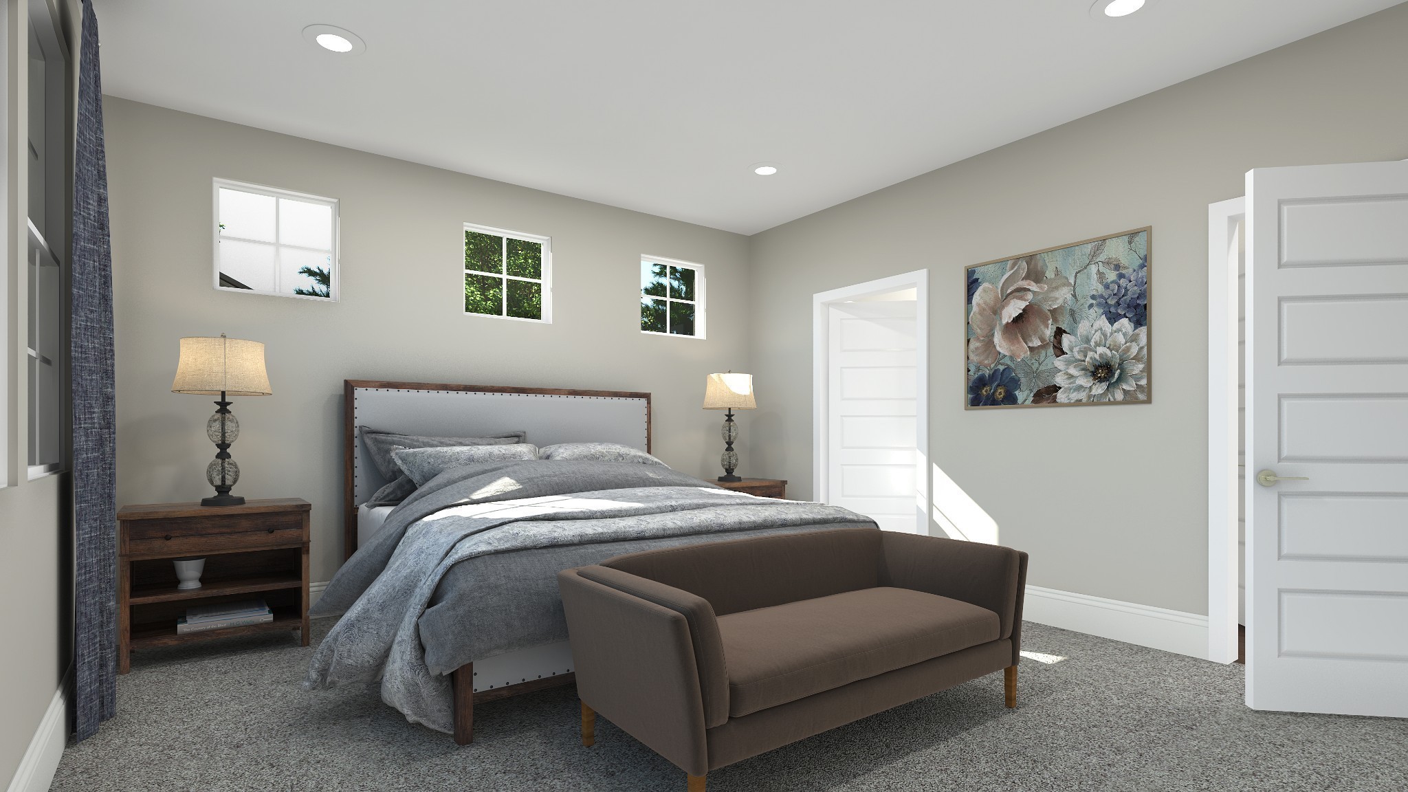 4000 Shadow Green Drive, Unit 4305 Franklin, TN 37064 - Photo 6 of 24 a bedroom with a bed and a night stand