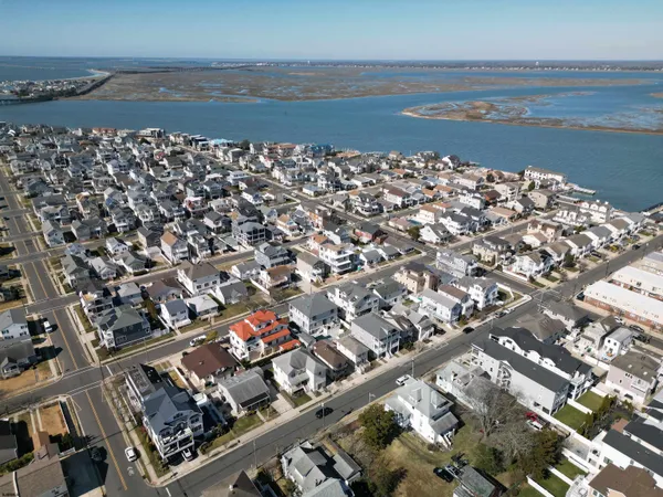 a city view with tall buildings