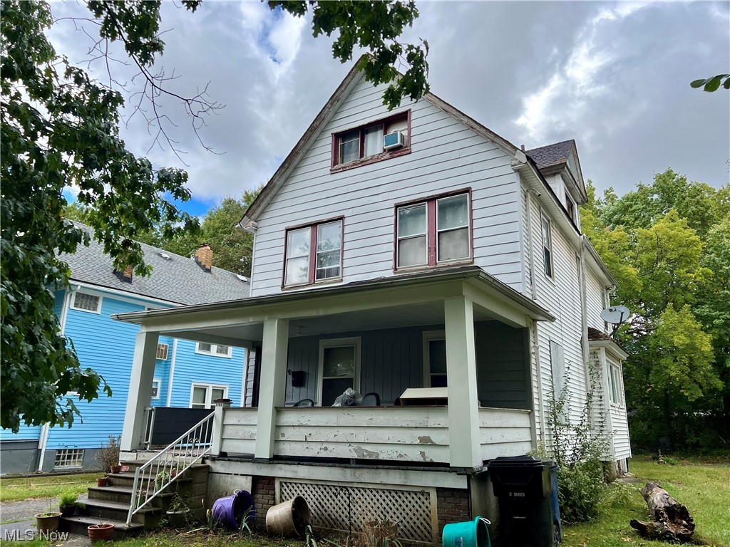 1761 Wayside Road Cleveland, OH 44112 - Photo 1 of 18 View of front of home featuring a porch