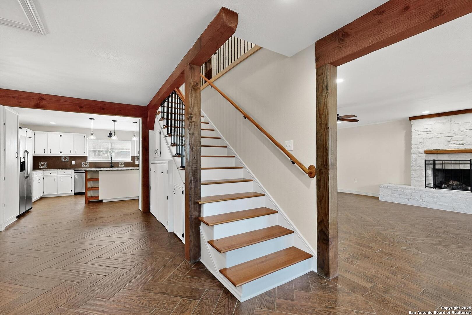 7140 Tree Bend Street China Grove, TX 78263 - Photo 6 of 49 a view of kitchen with furniture and an empty room