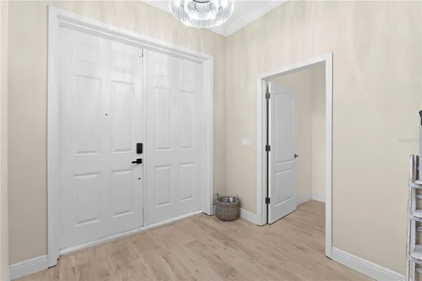 a view of an empty room