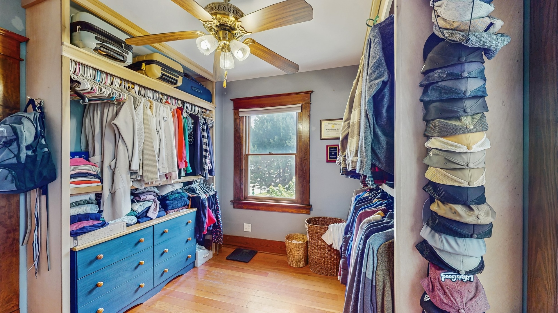 614 McCarthy Road Lemont, IL 60439 - Photo 17 of 37 a view of walk in closet with clothes and shoes