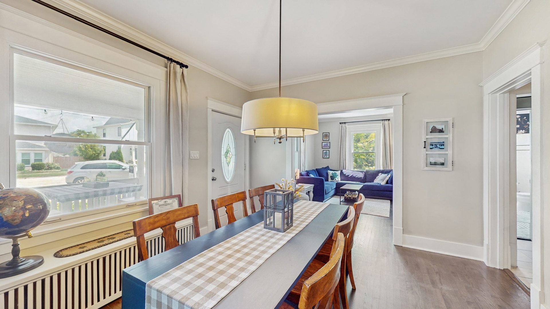 614 McCarthy Road Lemont, IL 60439 - Photo 5 of 37 a view of a dining room with furniture window and outside view
