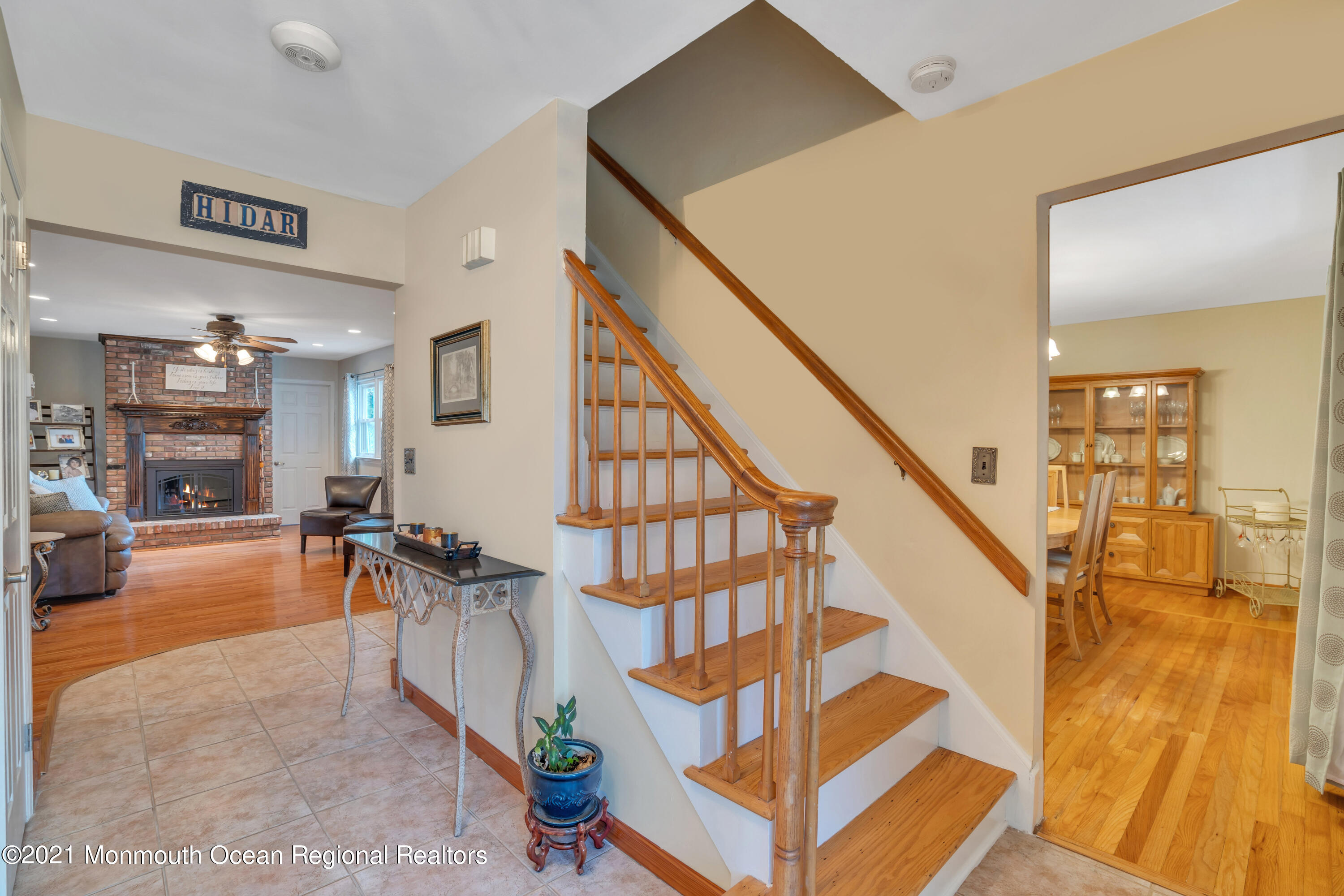 843 Nutswamp Road Red Bank, NJ 07701 - Photo 8 of 92 a view of entryway livingroom and hall with wooden floor
