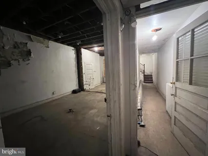 a view of storage and utility room