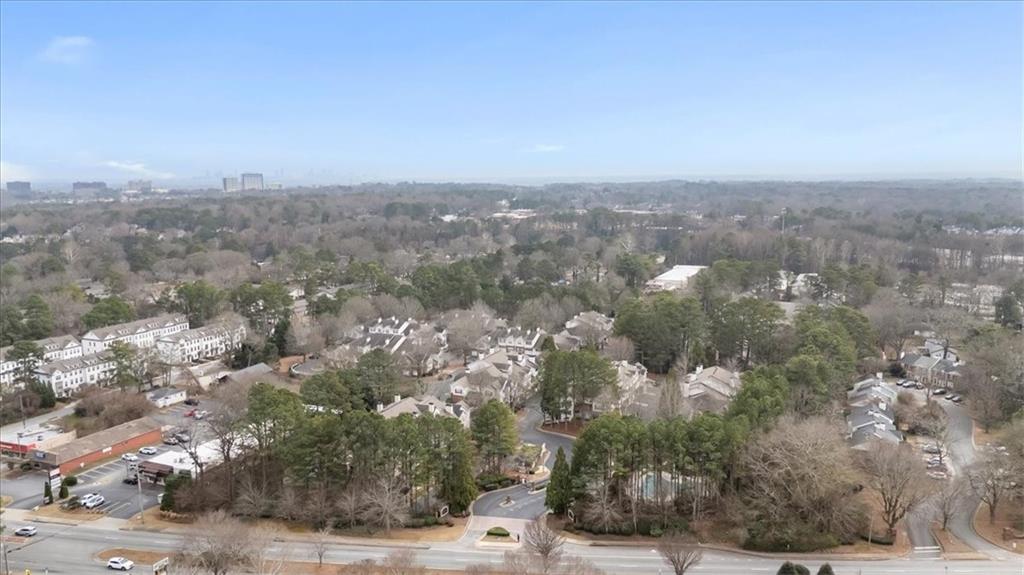 803 Spring Heights Lane Smyrna, GA 30080 - Photo 37 of 40 an aerial view of house with yard and mountain view in back