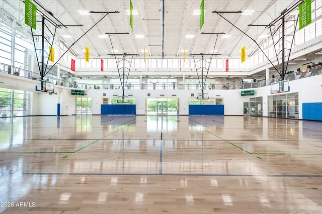 a building view with a outdoor space