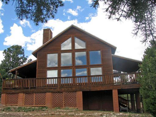 3453 Carefree Road Heber, AZ 85928 - Photo 1 of 15 REAR OF HOME