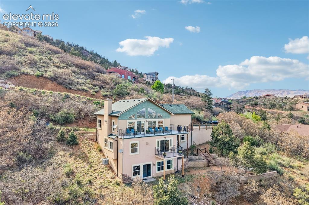 858 Oak Ridge Road Manitou Springs, CO 80829 - Photo 47 of 50 Aerial View of the home