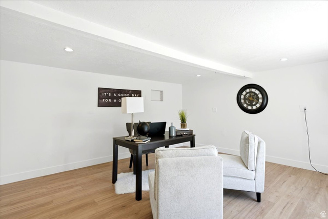 307 Flint Street Layton, UT 84041 - Photo 12 of 13 Light wood-finish flooring extending throughout, complemented by white walls and recessed ceiling lighting