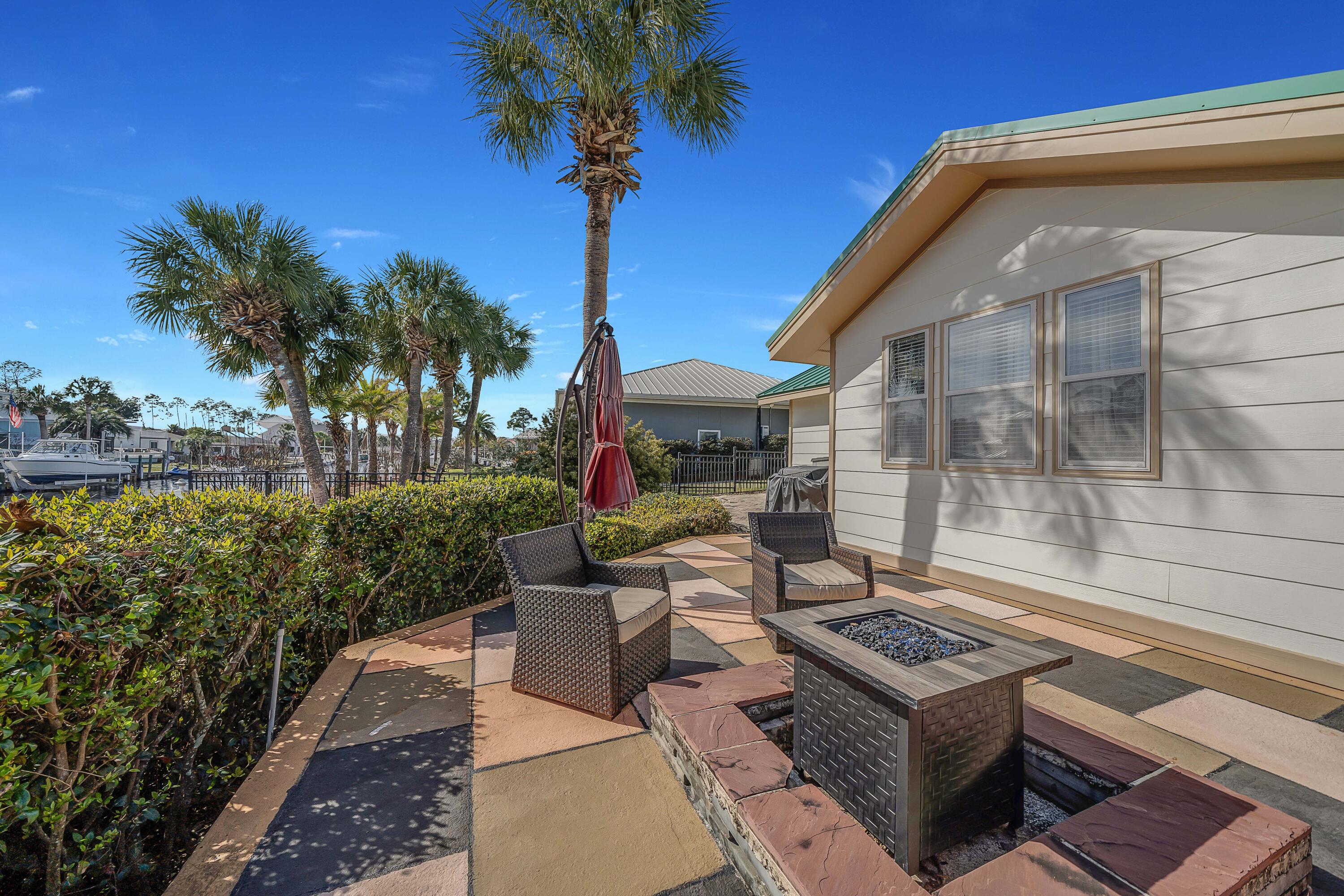 1308 Pompano Road Panama City Beach, FL 32408 - Photo 52 of 78 Firepit Area