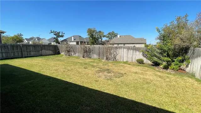 a swimming pool with an outdoor space
