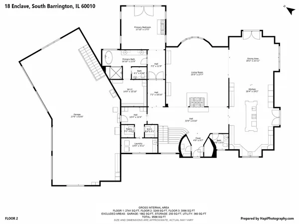 $2,695,000 | 18 Enclave, South Barrington, IL 60010