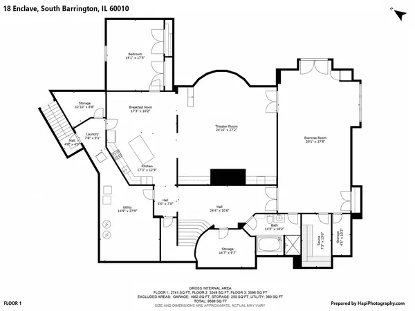 $2,695,000 | 18 Enclave, South Barrington, IL 60010