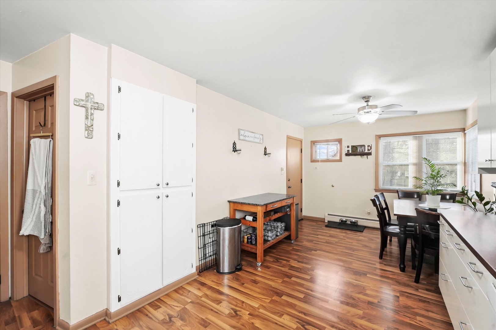 69 East Quincy Street, Unit 2 Riverside, IL 60546 - Photo 11 of 22 a view of a workspace with wooden floor