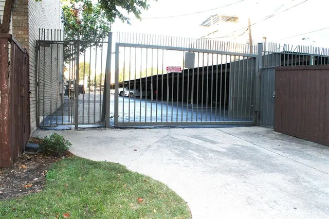 a view of a backyard with a garden