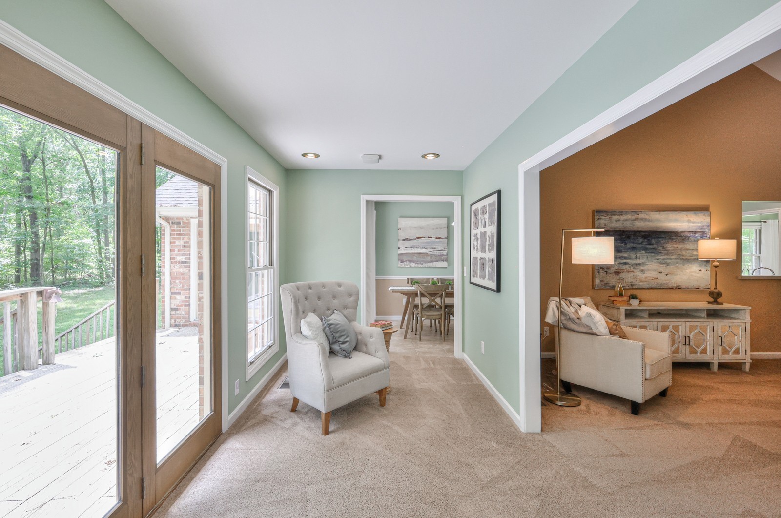 8775 Rockvale Road Rockvale, TN 37153 - Photo 25 of 34 a living room with furniture and large windows