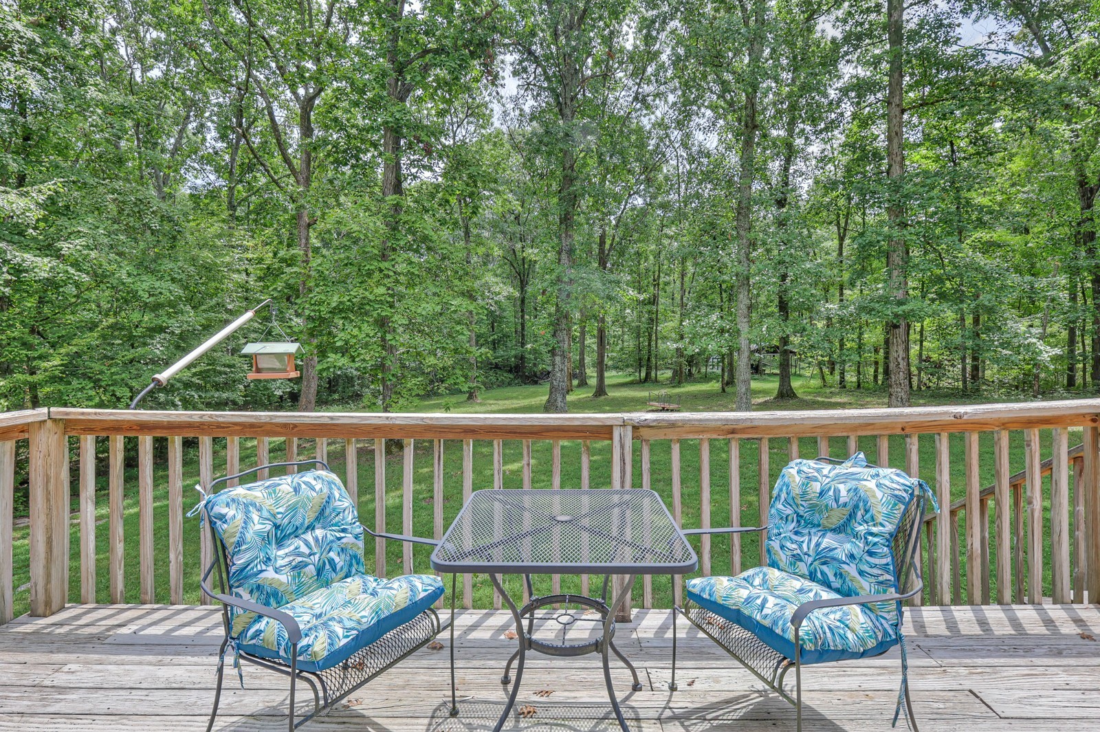 8775 Rockvale Road Rockvale, TN 37153 - Photo 27 of 34 a balcony with wooden floor and outdoor seating