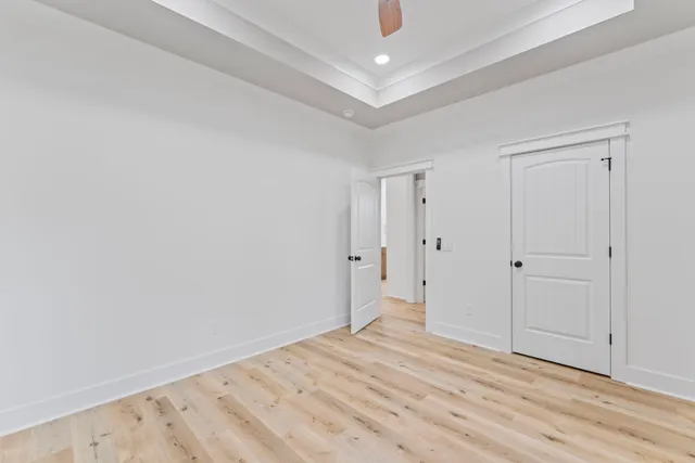 wooden floor in an empty room