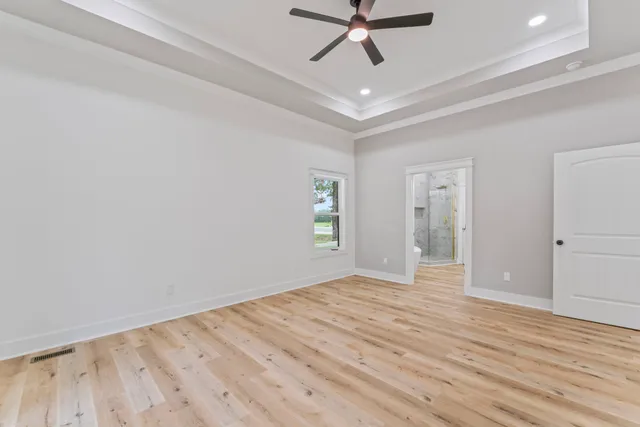 wooden floor in an empty room