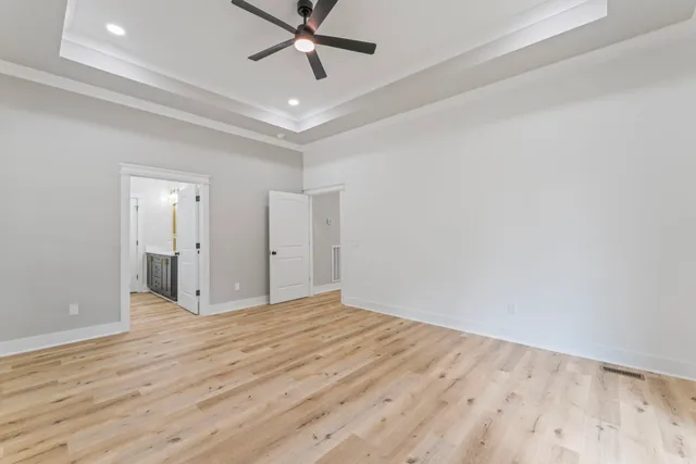 wooden floor in an empty room