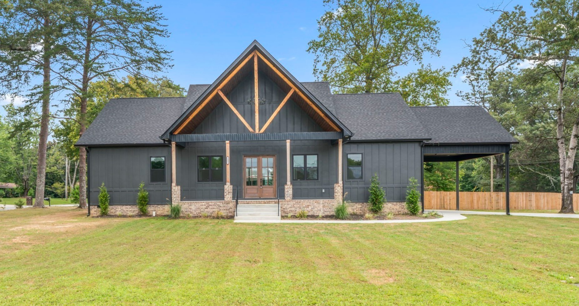 1601 Old Estill Springs Road Tullahoma, TN 37388 - Photo 27 of 37 a front view of a house with a yard balcony