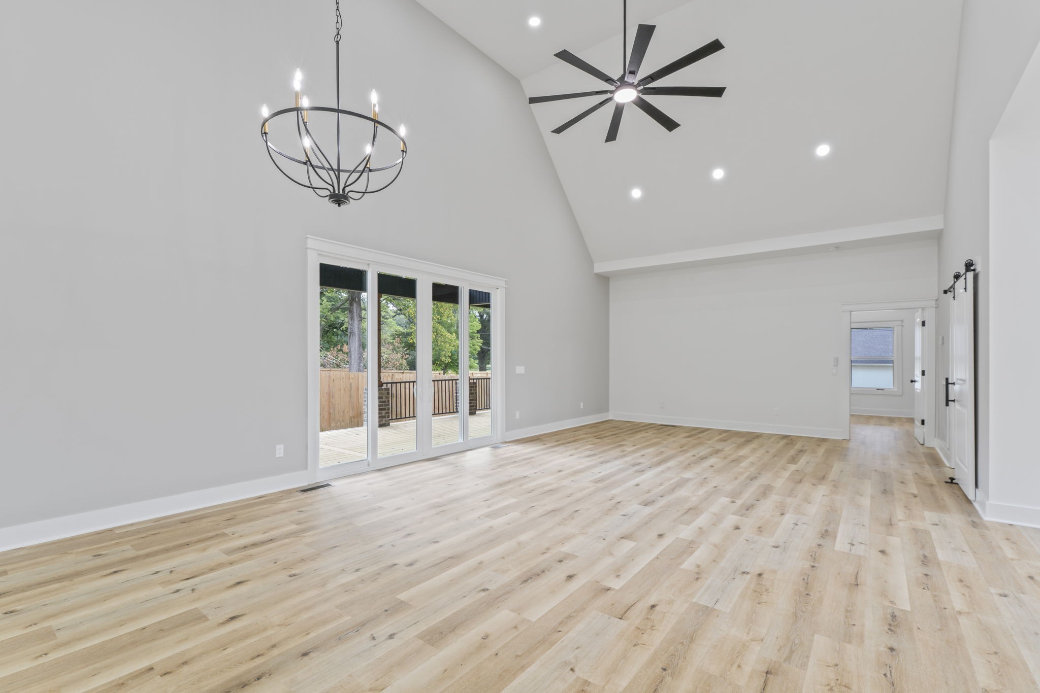 1601 Old Estill Springs Road Tullahoma, TN 37388 - Photo 6 of 37 a view of empty room with wooden floor and fan