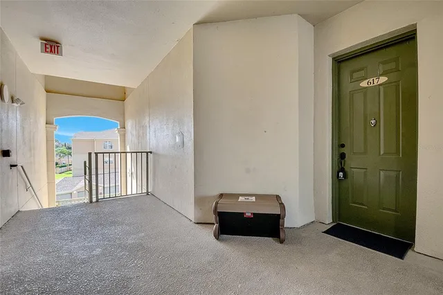 a view of an empty room