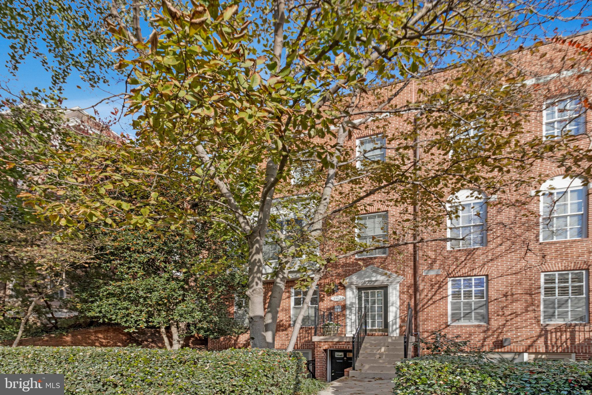 2413 20th Street Northwest, Unit 1 Washington, DC 20009 - Photo 2 of 31 front view of a house with a tree