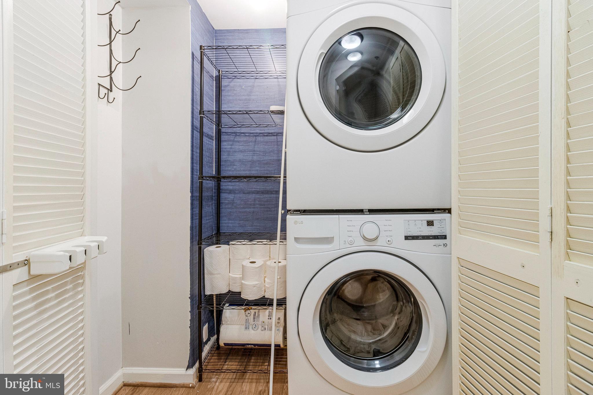 2413 20th Street Northwest, Unit 1 Washington, DC 20009 - Photo 28 of 31 a close up view of a washer and dryer
