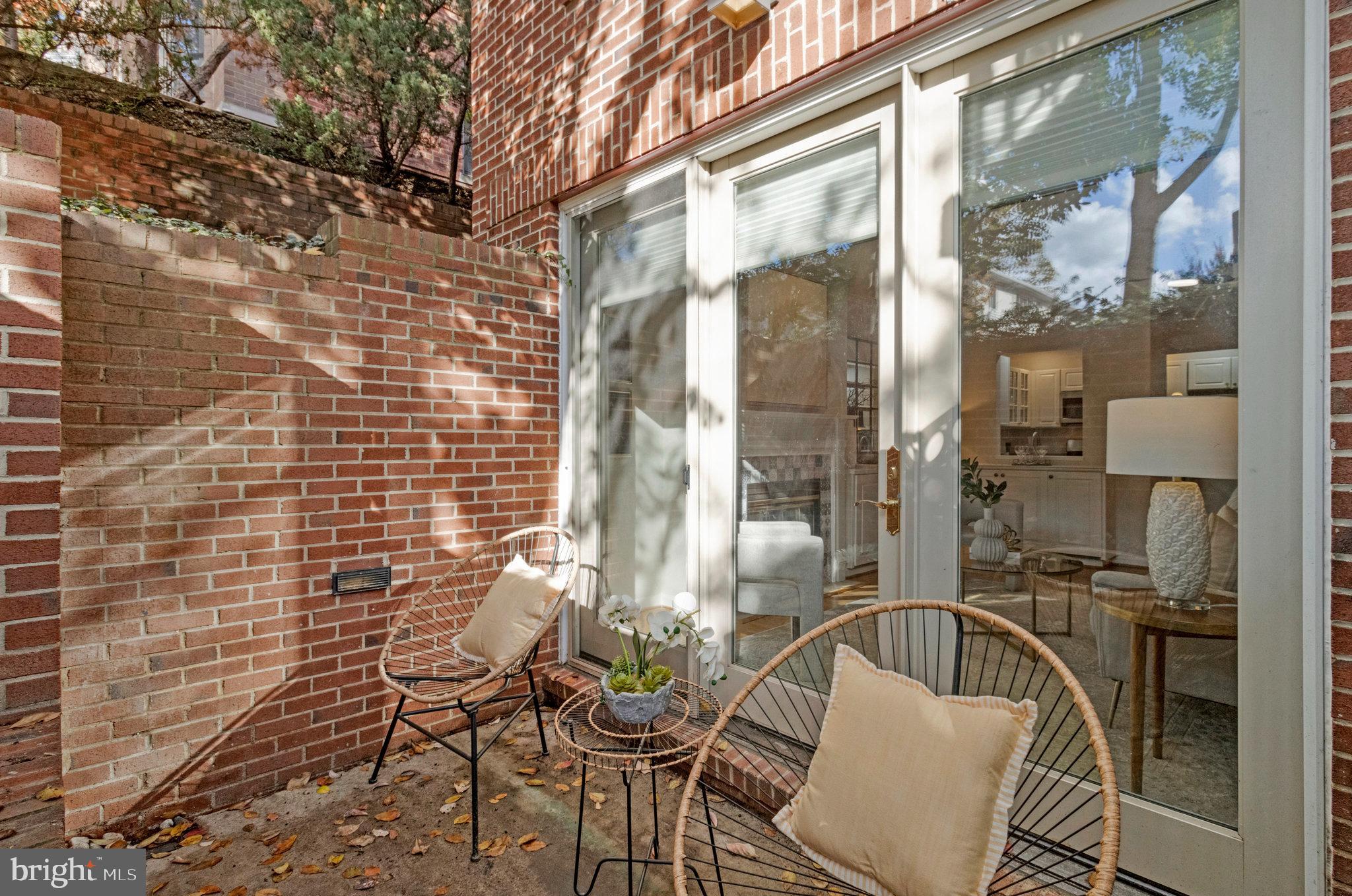 2413 20th Street Northwest, Unit 1 Washington, DC 20009 - Photo 29 of 31 a view of balcony with patio