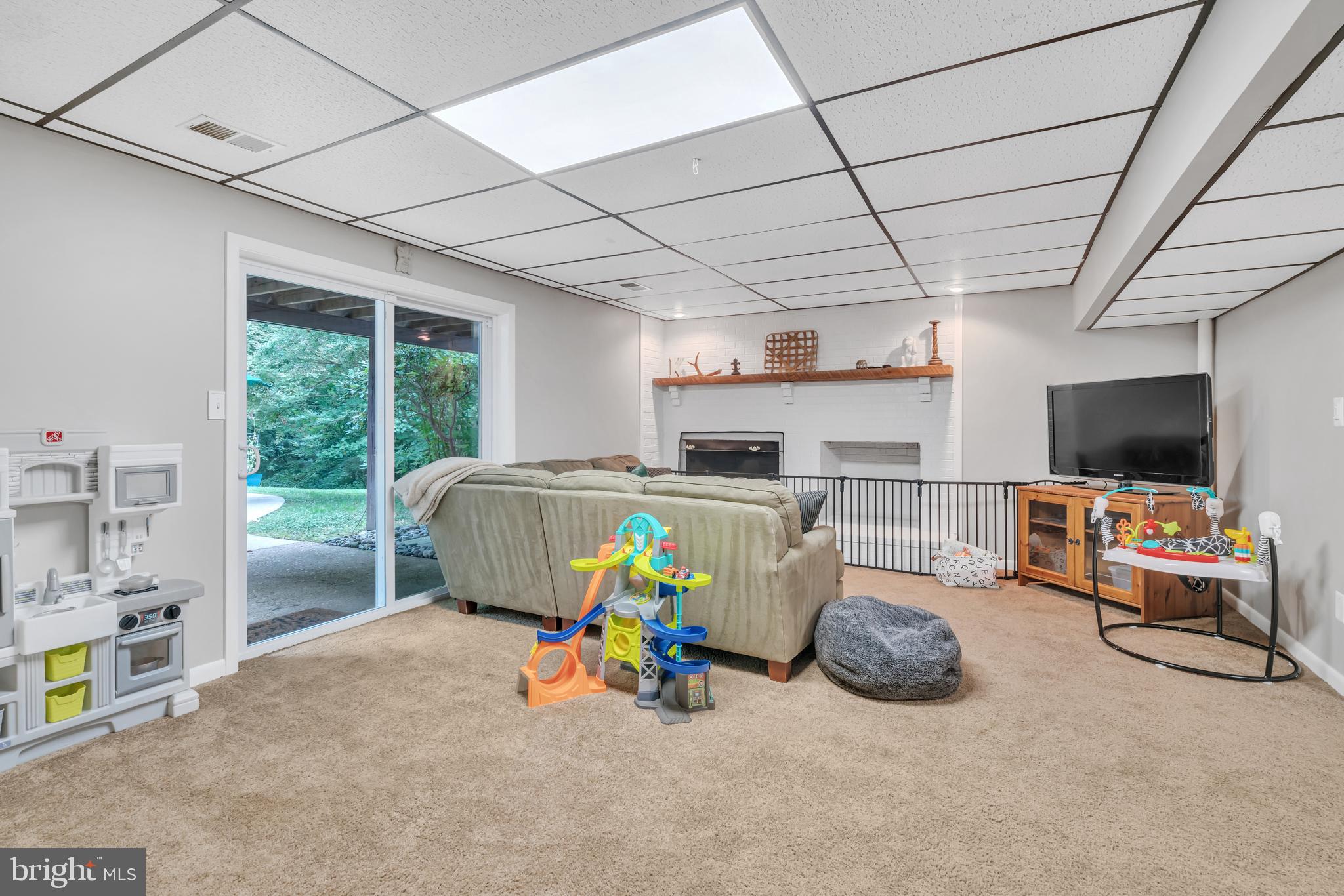 12227 Chapel Road Clifton, VA 20124 - Photo 29 of 53 Lower Level Recreation Room
