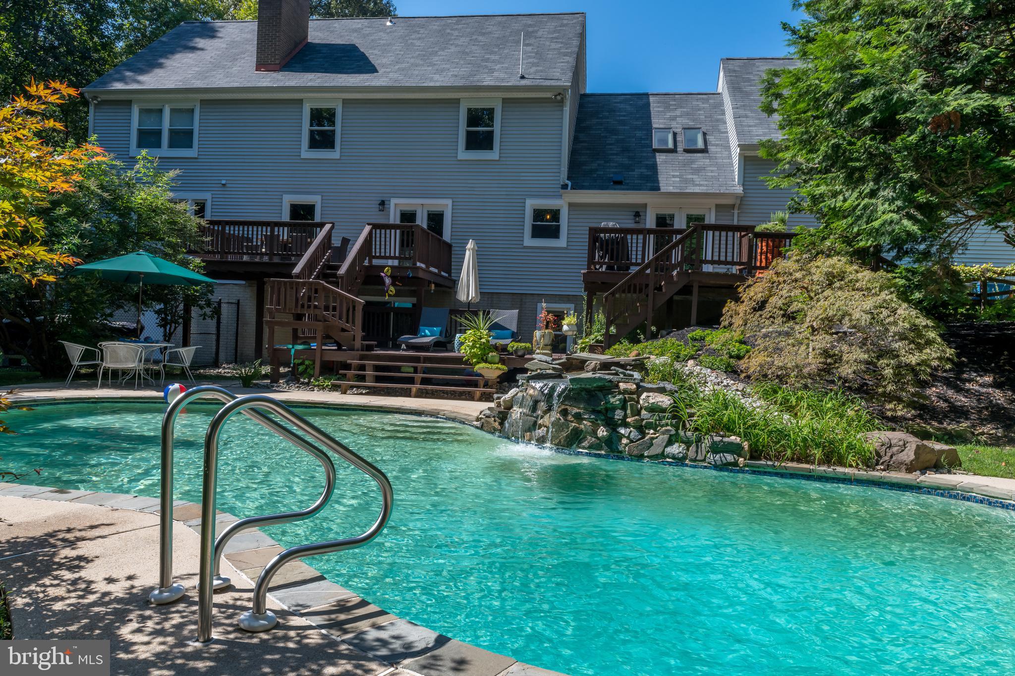 12227 Chapel Road Clifton, VA 20124 - Photo 40 of 53 Aerial Pool View